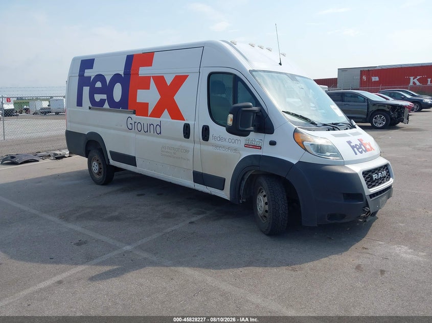 Vin: 3c6urvjg2le114746, lot: 46327128, ram promaster 3500 cargo van high roof 159 wb ext 2020 img_1
