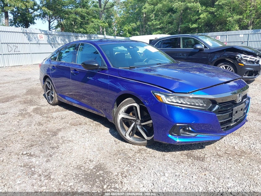 2021 HONDA ACCORD auction photo 1