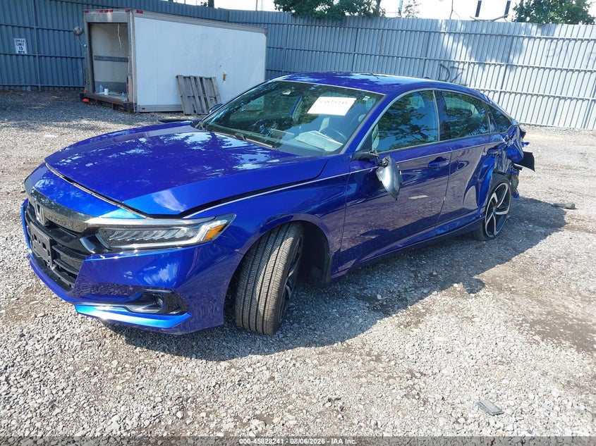 2021 HONDA ACCORD auction photo 2