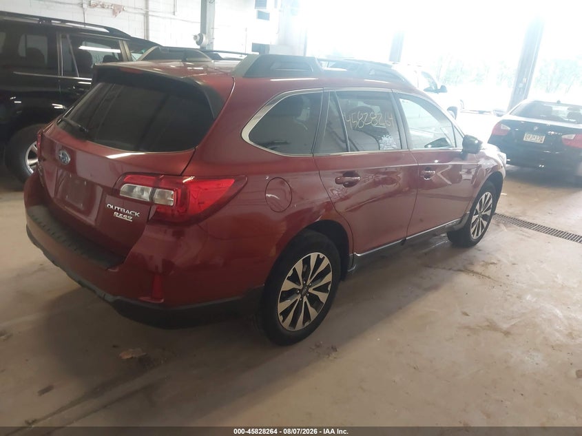 Vin: 4s4bsakc5h3229022, lot: 46327165, subaru outback 2.5i limited 20174