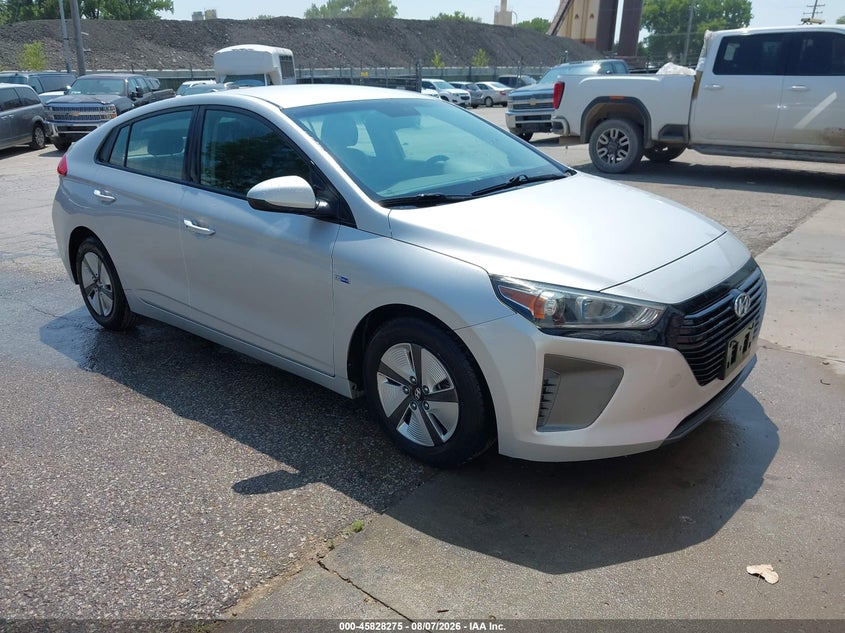 Vin: kmhc65lc2ku106889, lot: 46327176, hyundai ioniq hybrid blue 2019 img_1