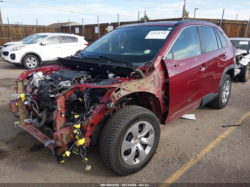2019 Toyota Rav4 Le, Front End, IAAI, VIN 2T3F1RFV3KW083162 — photo 2