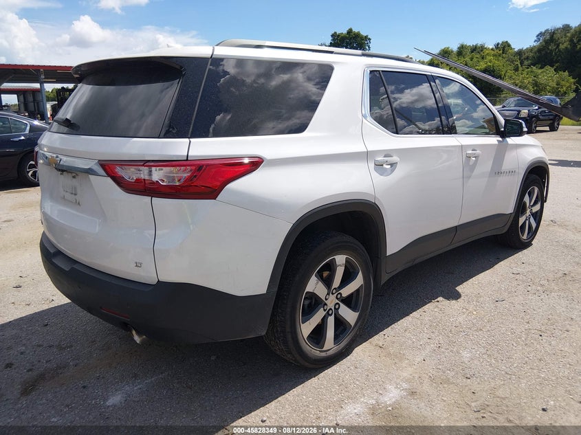 Vin: 1gnerhkw2mj163218, lot: 46327250, chevrolet traverse fwd lt leather 20214