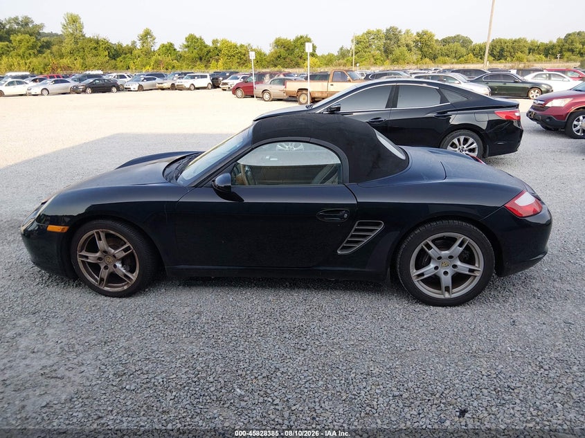 PORSCHE BOXSTER 2005 VIN WP0CA29845U711862