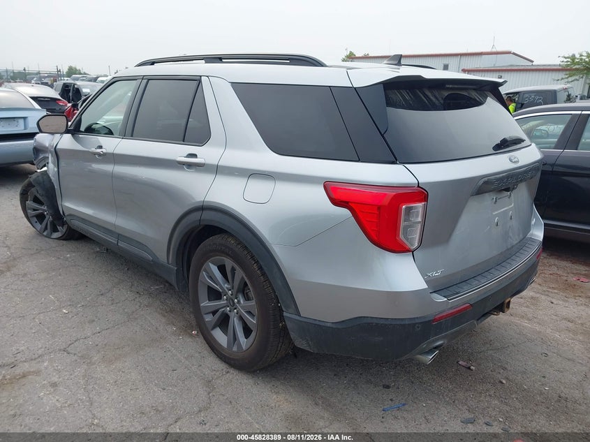 Vin: 1fmsk8dh7ngb94960, lot: 46327290, ford explorer xlt 20223