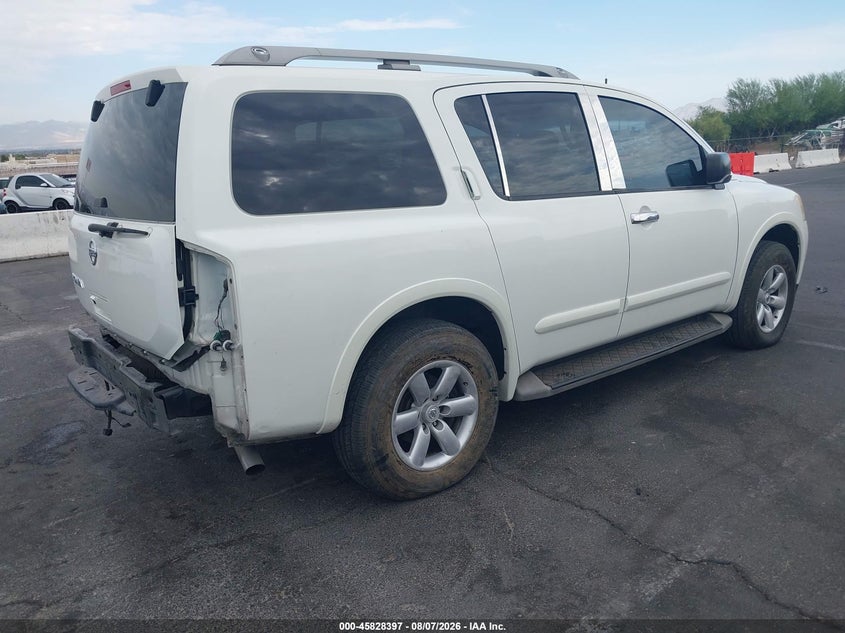 Vin: 5n1aa0nc0dn610375, lot: 46327298, nissan armada sv 20134