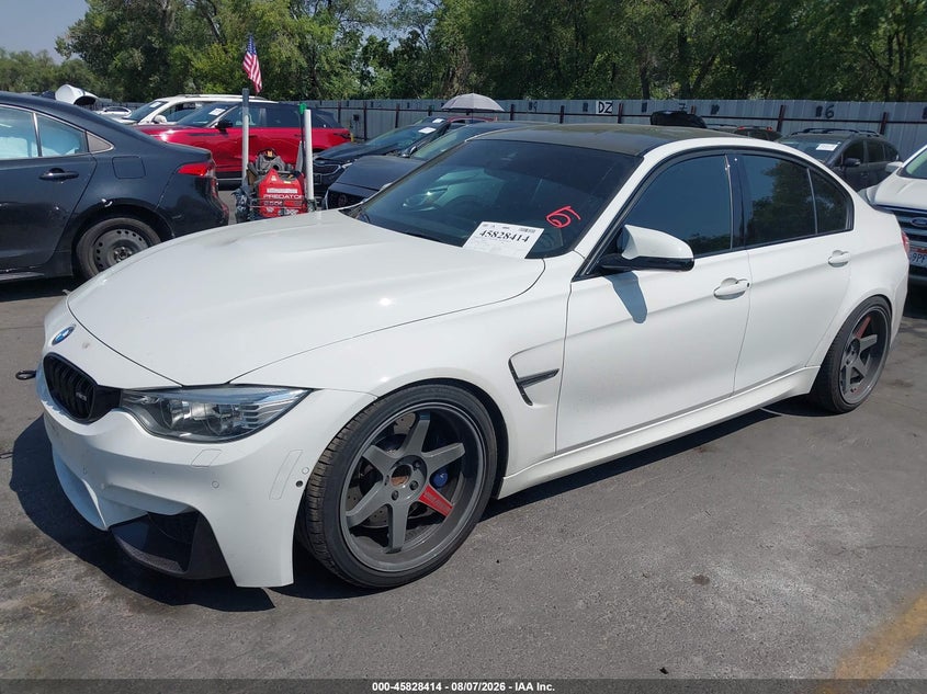 Vin: wbs8m9c5xg5d30899, lot: 46327315, bmw m3 20162