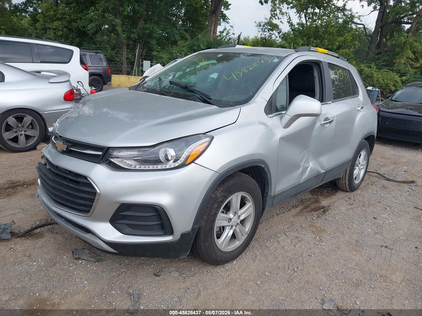 Vin: kl7cjlsb1kb866417, lot: 46327338, chevrolet trax lt 20192