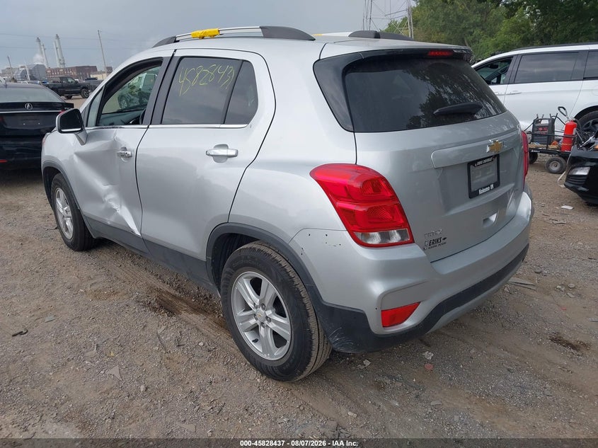 Vin: kl7cjlsb1kb866417, lot: 46327338, chevrolet trax lt 20193