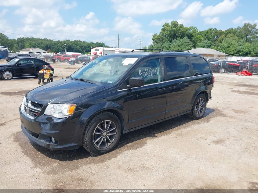 Vin: 2c4rdgcg4hr595868, lot: 46327347, dodge grand caravan sxt 20172