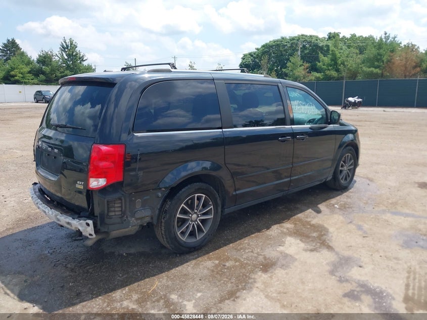 Vin: 2c4rdgcg4hr595868, lot: 46327347, dodge grand caravan sxt 20174