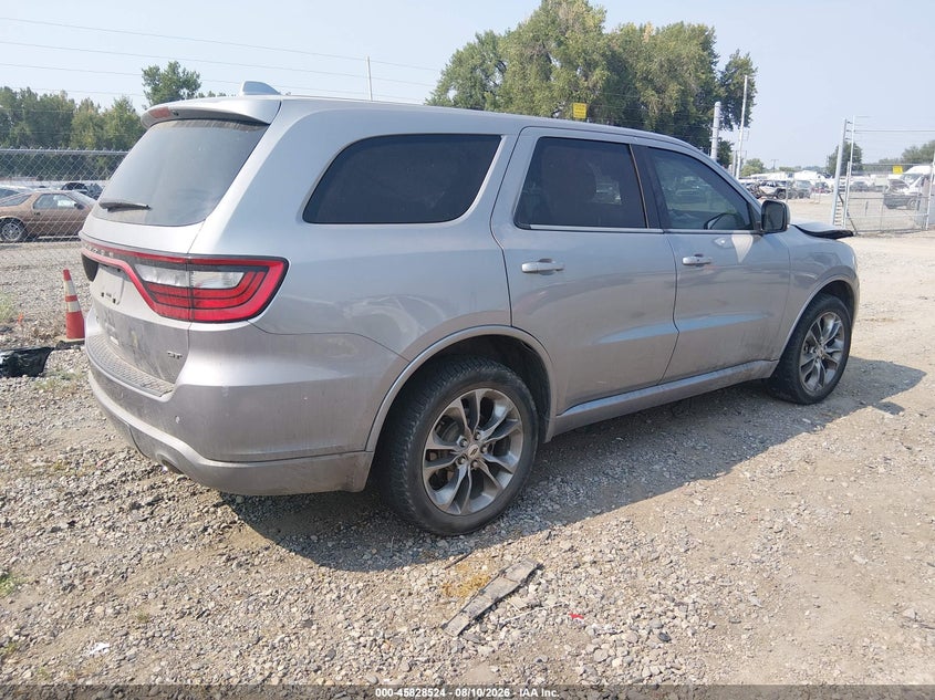 Vin: 1c4rdjdg5kc733865, lot: 46327425, dodge durango gt plus awd 20194