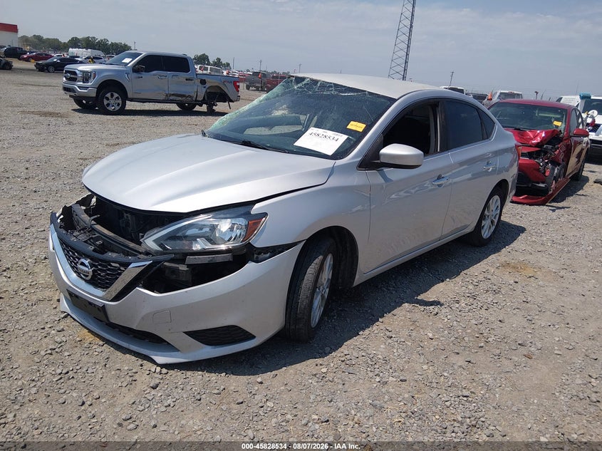 Vin: 3n1ab7ap3jl644988, lot: 46327435, nissan sentra sv 20182