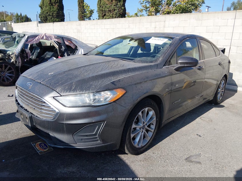 Vin: 3fa6p0lu5kr200093, lot: 46327443, ford fusion hybrid se 20192