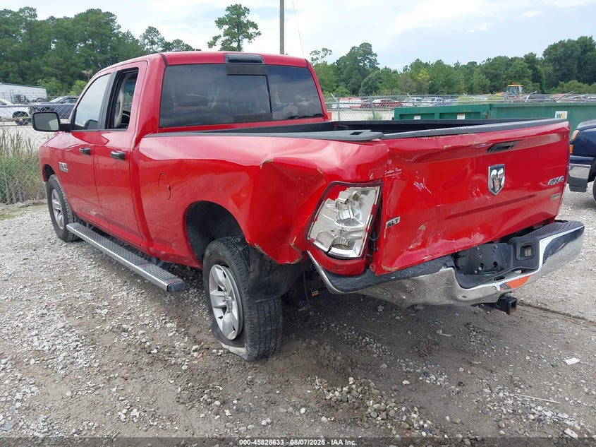Vin: 1c6rr7gg9hs663227, lot: 46327533, ram 1500 slt  4x4 6'4 box 20173