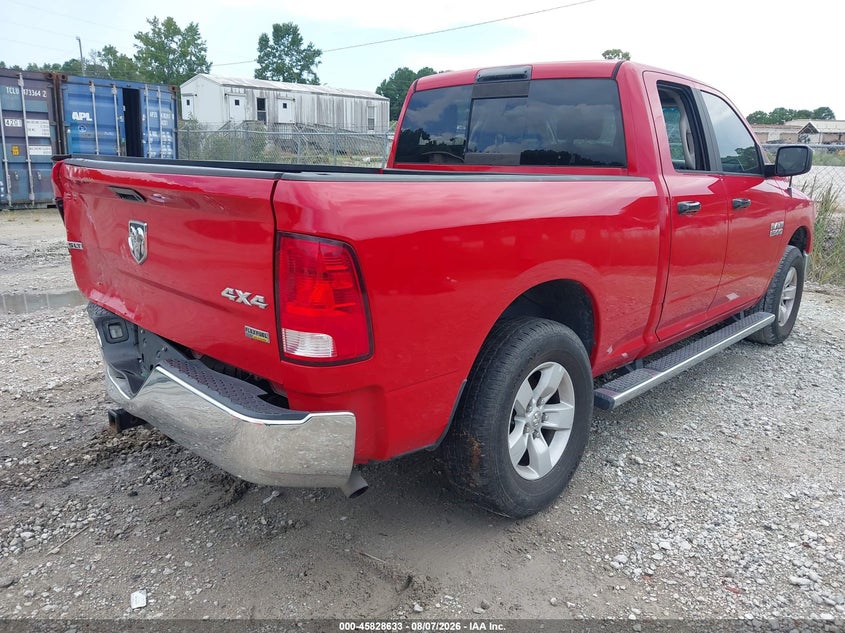 Vin: 1c6rr7gg9hs663227, lot: 46327533, ram 1500 slt  4x4 6'4 box 20174
