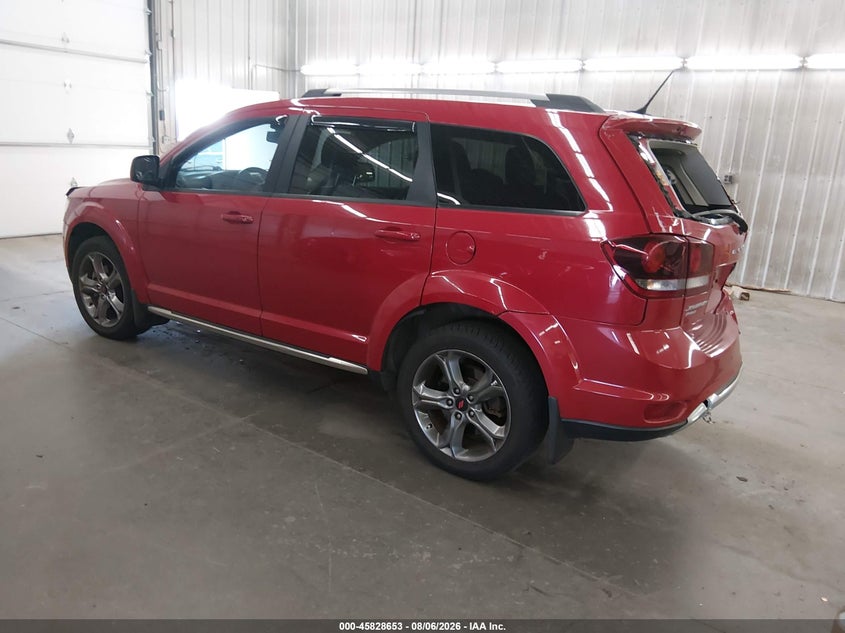 Vin: 3c4pddgg2ht555821, lot: 46327554, dodge journey crossroad plus awd 20173