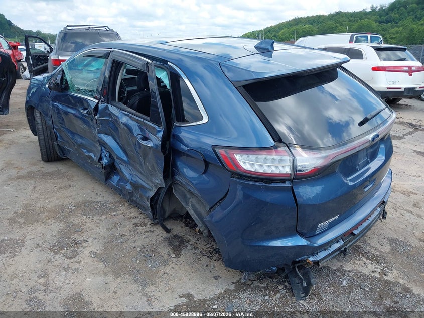 Vin: 2fmpk4k9xjbc05753, lot: 46327587, ford edge titanium 20183