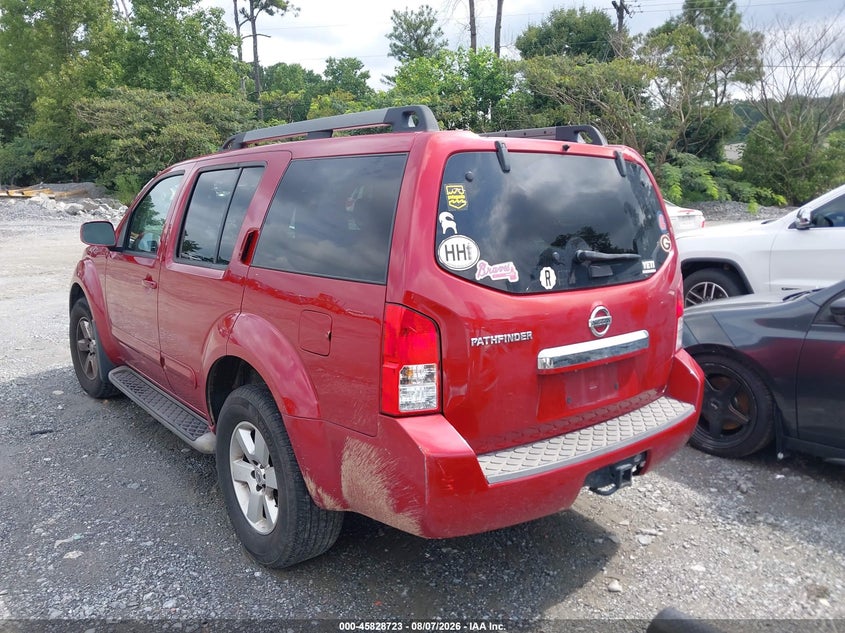 Vin: 5n1ar1nn6cc619253, lot: 46327624, nissan pathfinder sv 20123
