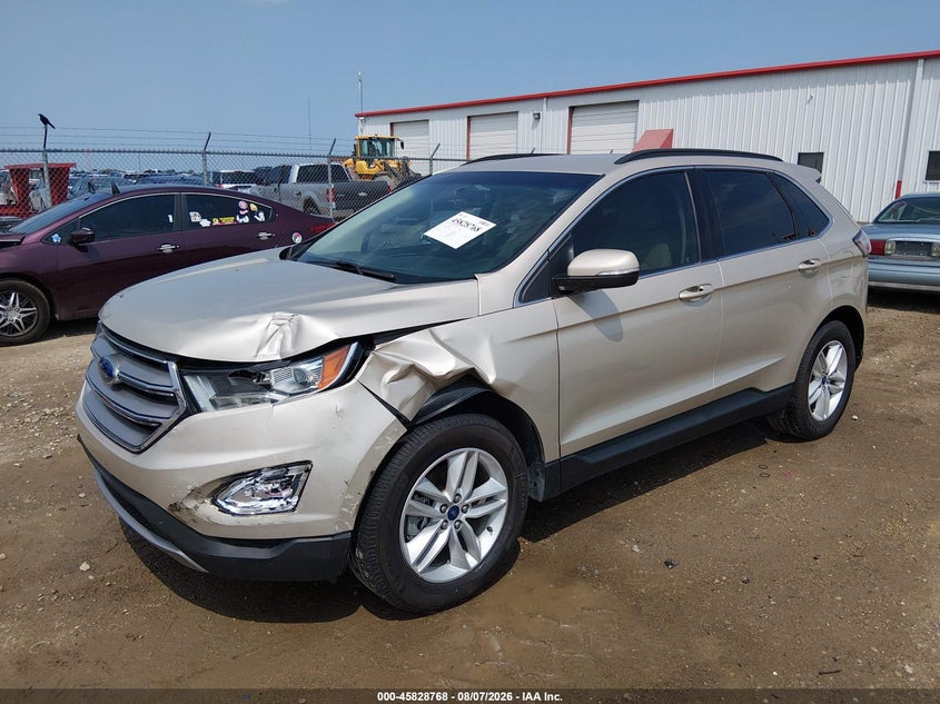 Vin: 2fmpk3j81hbc64106, lot: 46327669, ford edge sel 20172