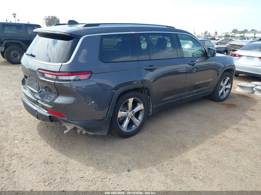 Vin: 1c4rjjbgxn8548195, lot: 46327786, jeep grand cherokee l limited 4x2 20224