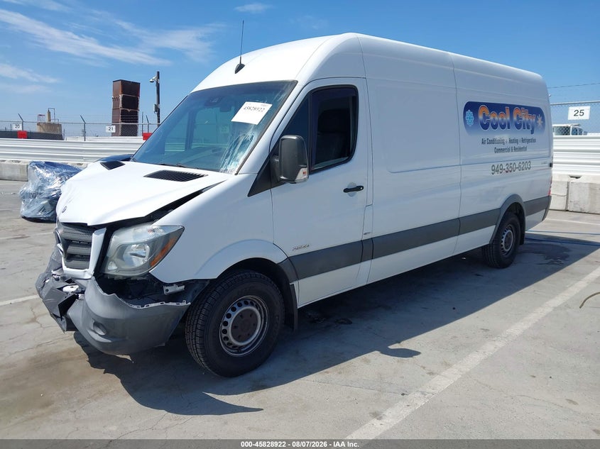 Vin: wd3pe8cc6fp105995, lot: 46327821, mercedes-benz sprinter 2500 high roof 20152