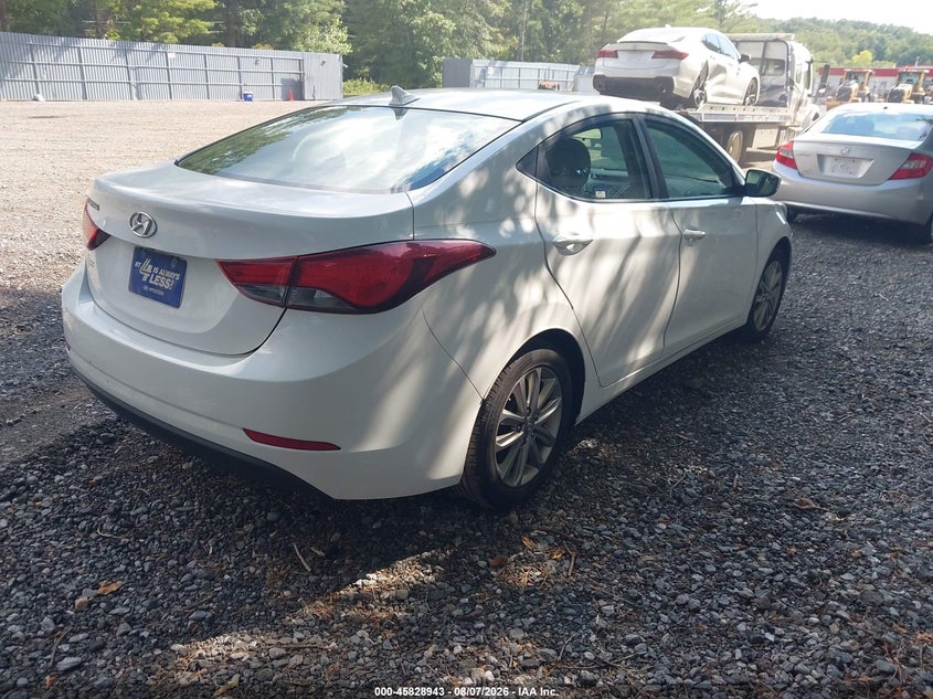 Vin: 5npdh4ae6eh511993, lot: 46327845, hyundai elantra se 20144
