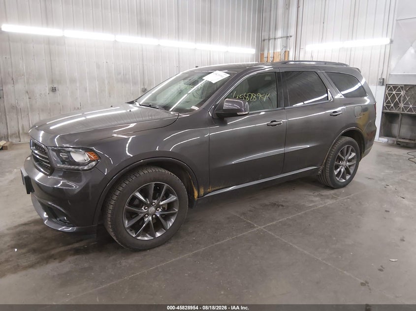 Vin: 1c4rdjdg0hc713676, lot: 46327855, dodge durango gt 20172