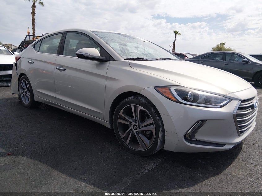 Vin: kmhd84lfxhu063270, lot: 46327862, hyundai elantra limited 2017 img_1