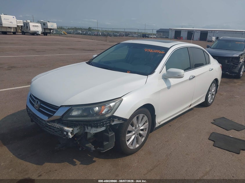 Vin: 1hgcr2f84da008616, lot: 46327867, honda accord ex-l 20132