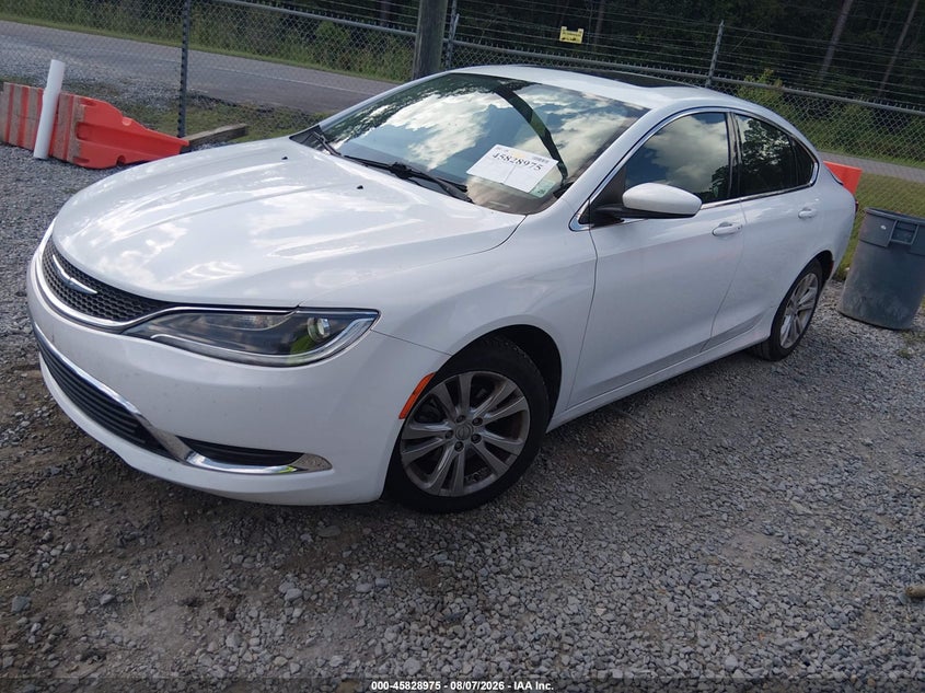 Vin: 1c3cccab7fn679268, lot: 46327876, chrysler 200 limited 20152