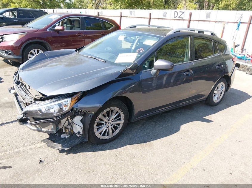 Vin: 4s3gtad62h3736569, lot: 46327893, subaru impreza 2.0i premium 20172
