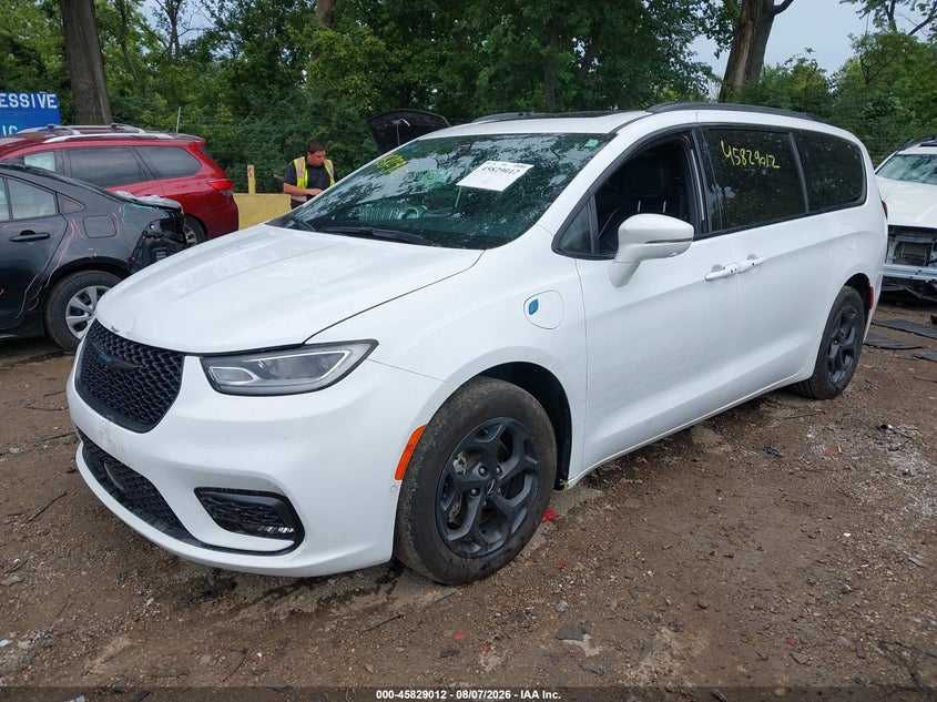 Vin: 2c4rc1s72mr517794, lot: 46327913, chrysler pacifica hybrid limited 20212