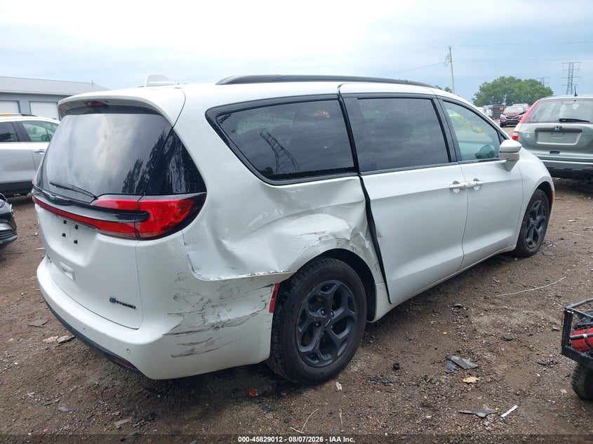 Vin: 2c4rc1s72mr517794, lot: 46327913, chrysler pacifica hybrid limited 20214
