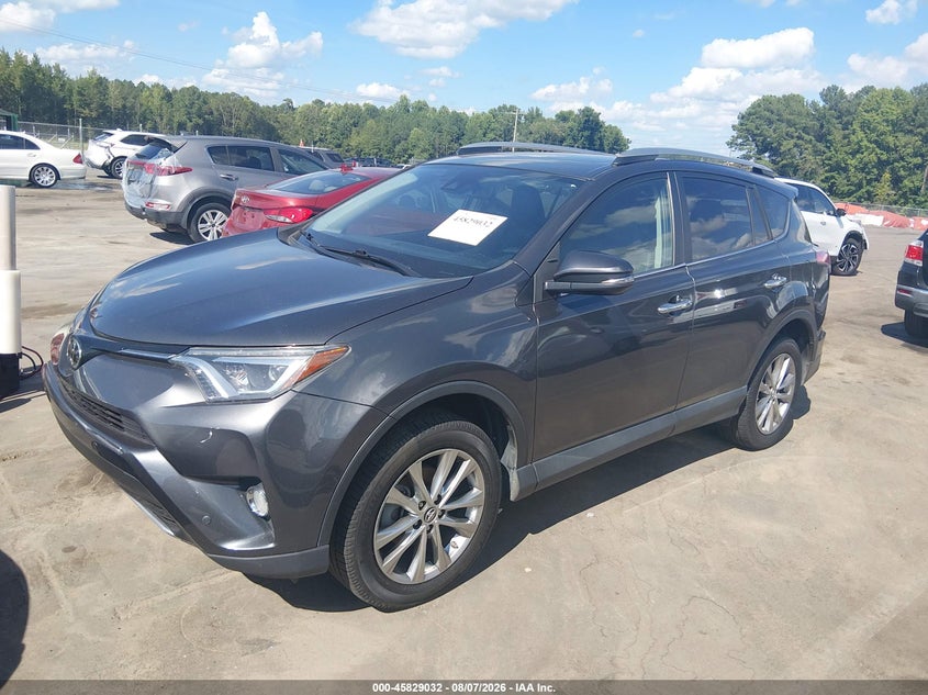 Vin: 2t3dfrev3hw573877, lot: 46327933, toyota rav4 limited 20172