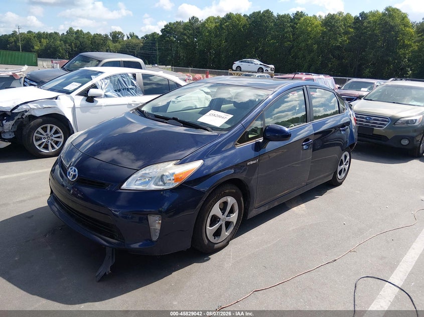 2015 TOYOTA PRIUS auction photo 2