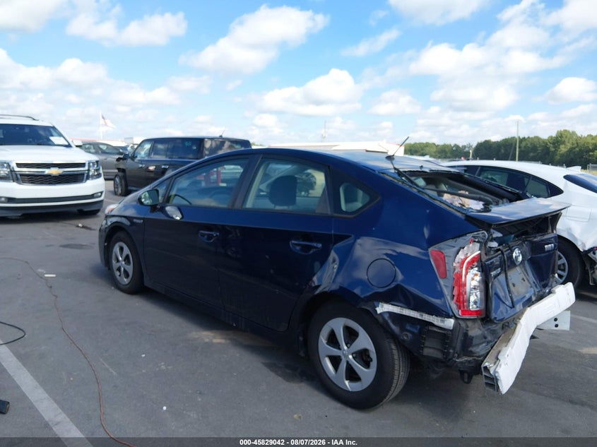 2015 TOYOTA PRIUS auction photo 3