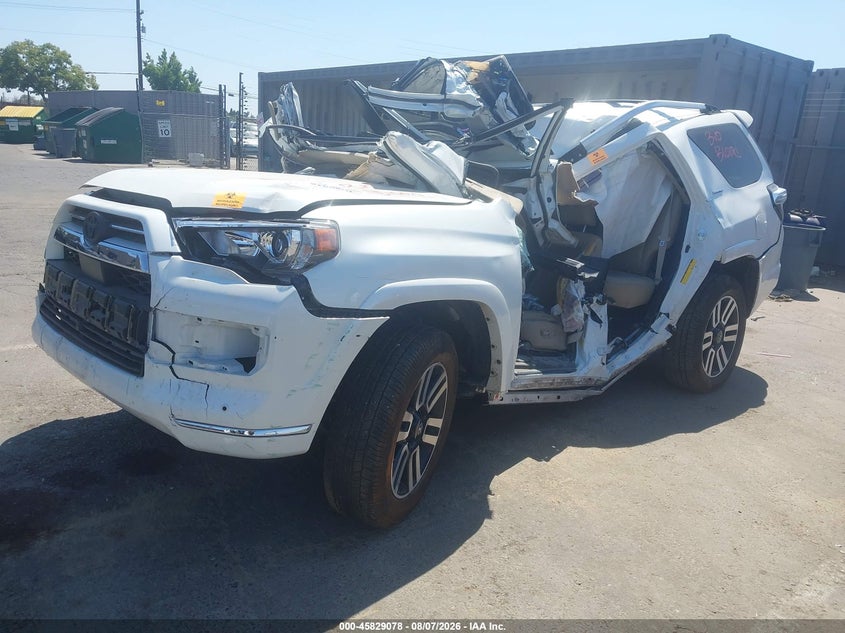 Vin: jteku5jr9n6023669, lot: 46327979, toyota 4runner limited 20222