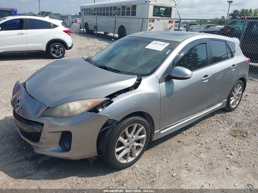 Vin: jm1bl1l54c1583829, lot: 46328010, mazda mazda3 s touring 20122