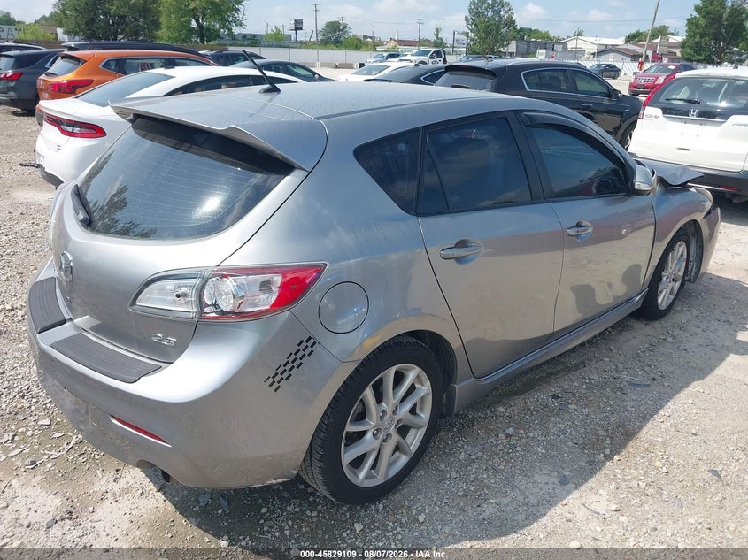 Vin: jm1bl1l54c1583829, lot: 46328010, mazda mazda3 s touring 20124
