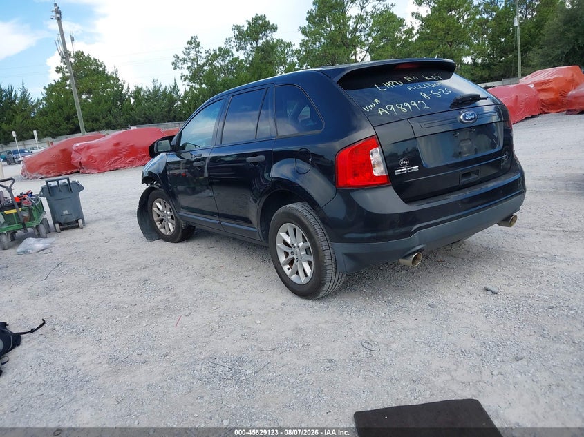 Vin: 2fmdk3gc7eba98992, lot: 46328024, ford edge se 20143