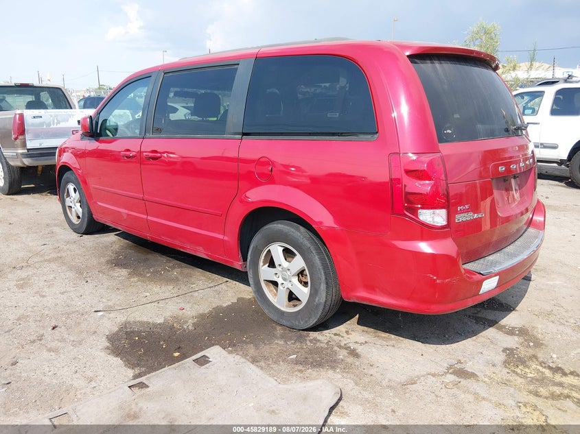 Vin: 2c4rdgcg5dr626510, lot: 46328090, dodge grand caravan sxt 20133