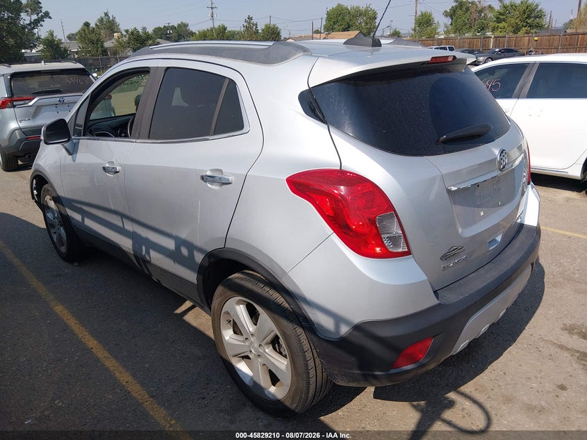 Vin: kl4cjfsbxfb205232, lot: 46328111, buick encore convenience 20153