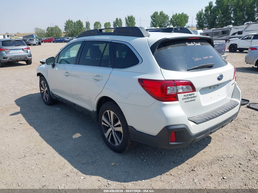 Vin: 4s4bsanc6k3263988, lot: 46328140, subaru outback 2.5i limited 20193