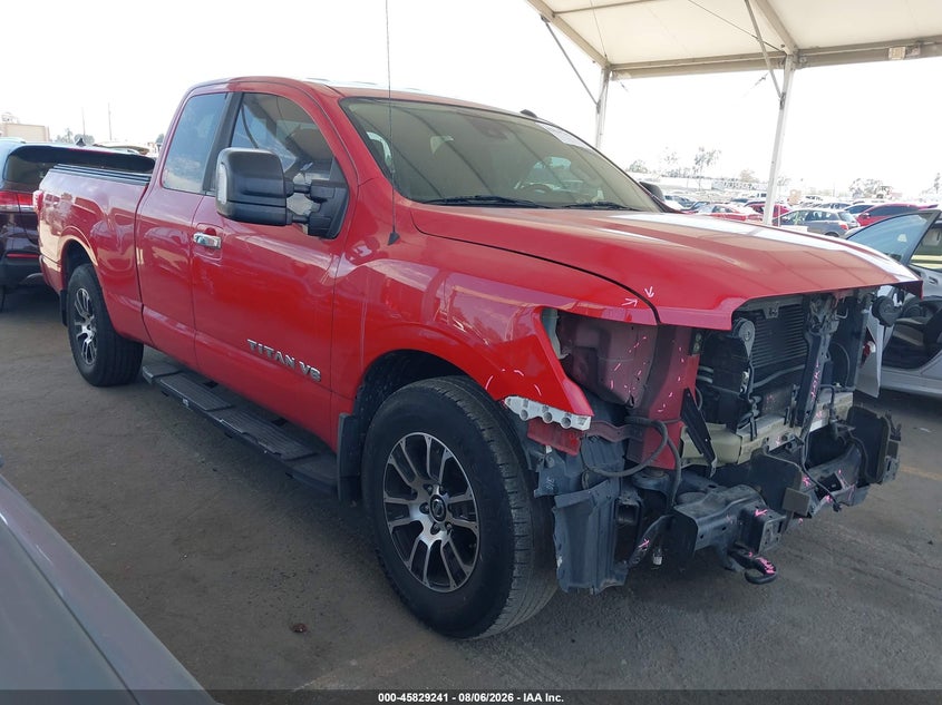 Vin: 1n6aa1cf2ln509163, lot: 46328142, nissan titan king cab sv 4x2 2020 img_1