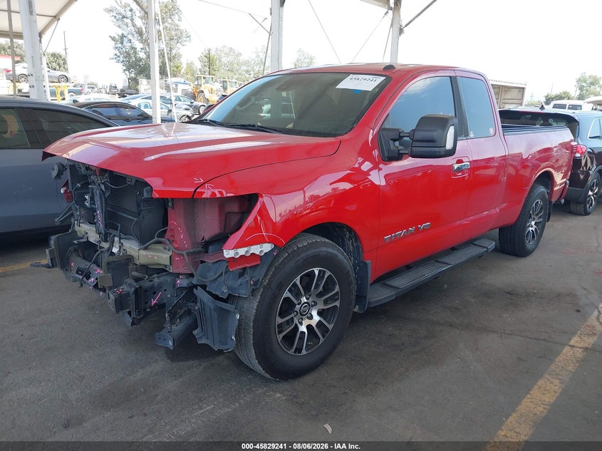 Vin: 1n6aa1cf2ln509163, lot: 46328142, nissan titan king cab sv 4x2 20202
