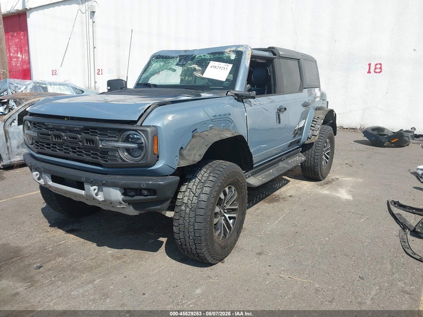 Vin: 1fmee0rr9rla37578, lot: 46328154, ford bronco raptor 20242
