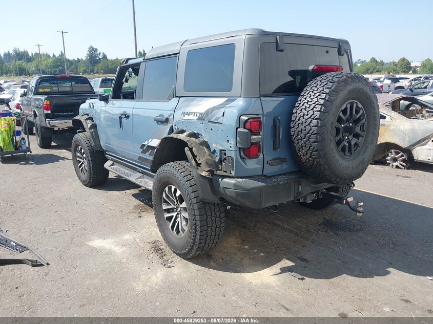 Vin: 1fmee0rr9rla37578, lot: 46328154, ford bronco raptor 20243