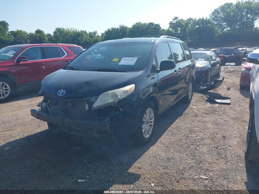 Vin: 5tdyk3dc3bs021248, lot: 46328162, toyota sienna xle v6 20112