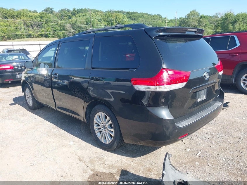 Vin: 5tdyk3dc3bs021248, lot: 46328162, toyota sienna xle v6 20113